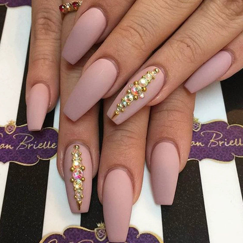 (Hand made nail) Nail pieces, wearing nail pieces, long cross-border nail products, fake nails, European and American wearing nail nails