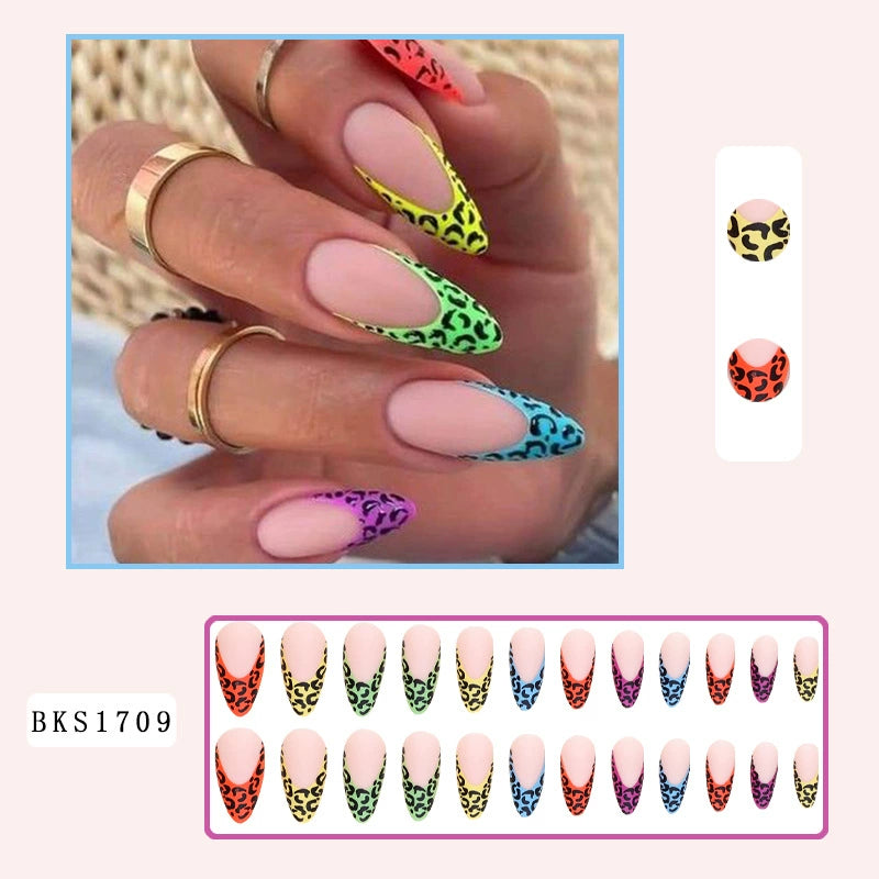 (Hand made nail) Nail pieces, wearing nail pieces, long cross-border nail products, fake nails, European and American wearing nail nails