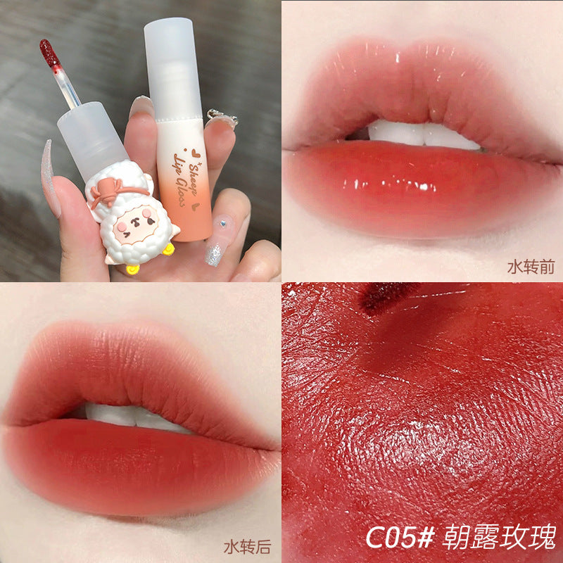 MANSLY立体小羊口红唇釉唇泥持久显白口红女平价学生秋冬小众品牌唇彩