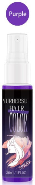 YURHERSU一喷彩染发剂一次性染发喷雾泡泡染头发染色剂