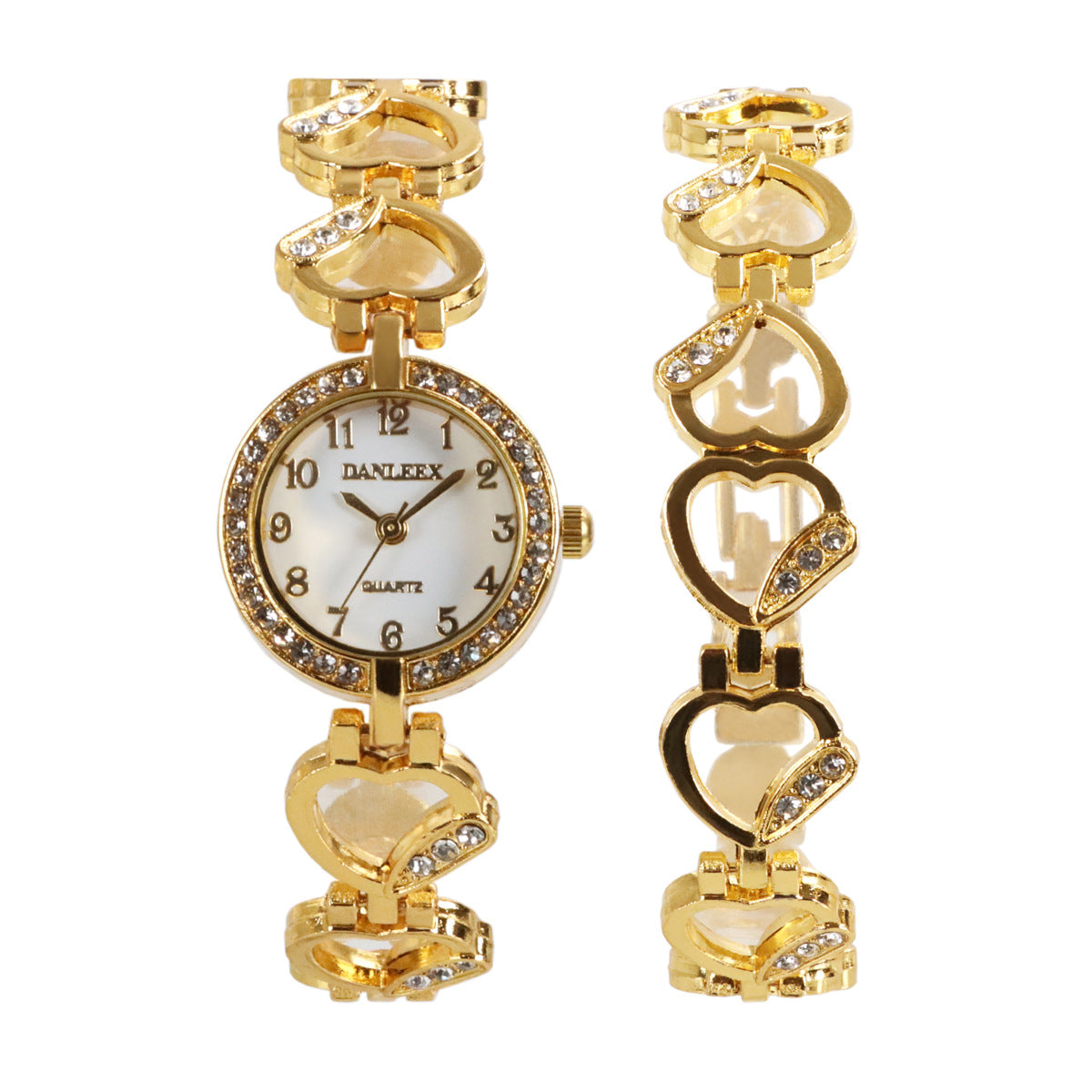 Fashion women's watch Cross-Border Hot Fashion Diamond Women's Watch All-Match Rhinestone Fashion Quartz Bracelet Watch Foreign Trade Wholesale 2330