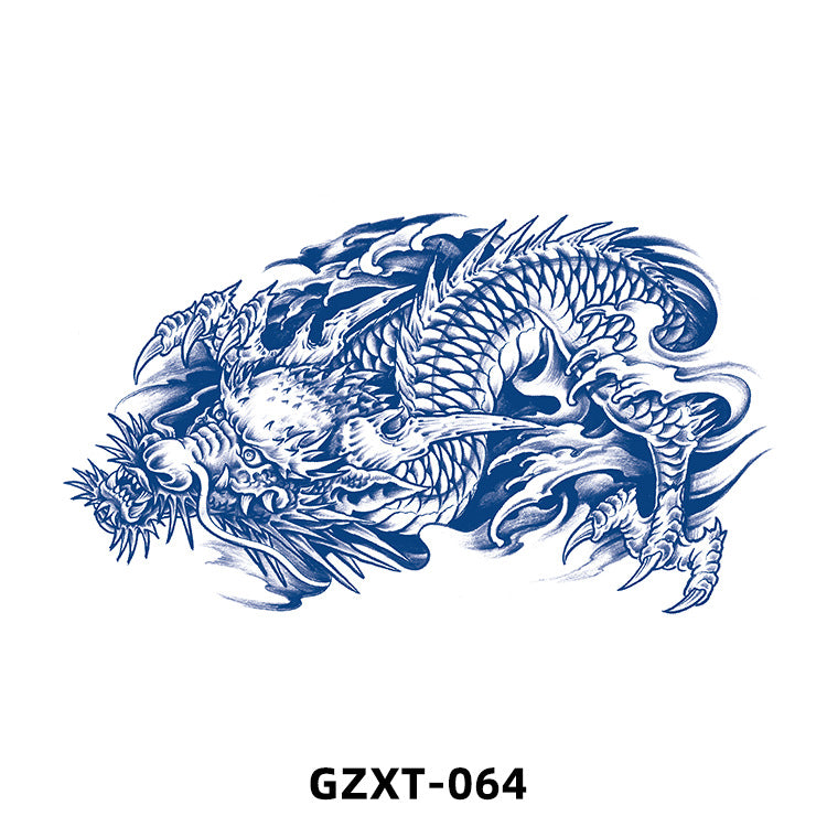 Free shipping Tattoo 2023 New Factory Wholesale Juice Chest Paste Tattoo Sticker Herbal Semi-Permanent Back Tattoo Wings Tattoo Sticker