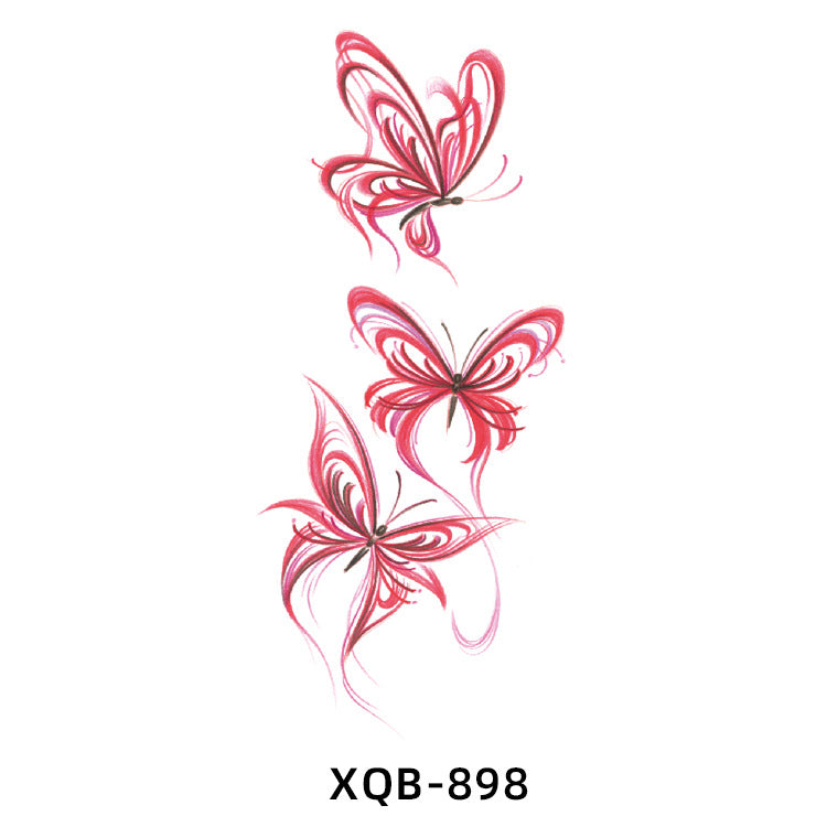 Free shipping Tattoo Small Full Arm Tattoo Sticker Waterproof Sweatproof Half Sleeve Men's and Women's European and American Color Black and White Flower Tattoo Water Transfer Stickers Wholesale