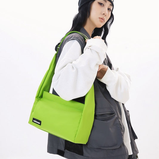 Dopamine Bag Free shipping Tattoo Dopamine explosion couple bag new trendy fashion temperament versatile female student casual shopping shoulder bag messenger bag