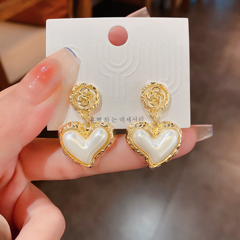 银针镶钻爱心流苏耳环欧美时尚夸张五角星耳坠个性设计蝴蝶耳饰女