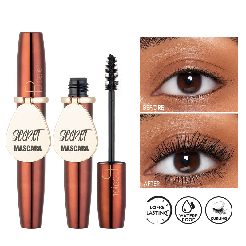 24 hours Ultra Long Lasting Mascara Waterproof Slim Long Thick Curling 4D Mascara