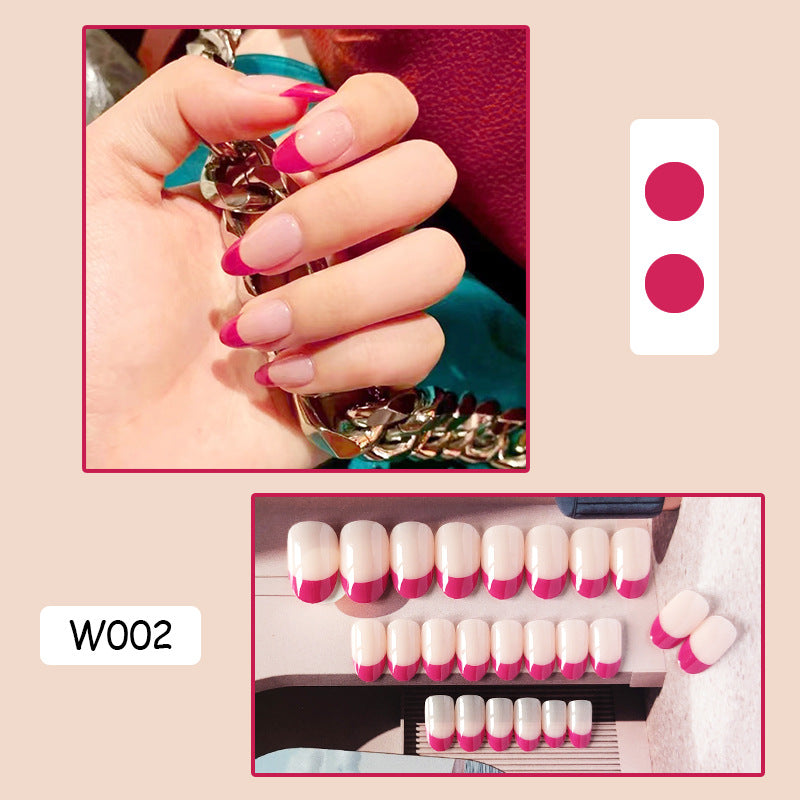 跨境穿戴甲外贸款指甲贴片诺顾美甲片假指甲美甲贴片成品甲 nails