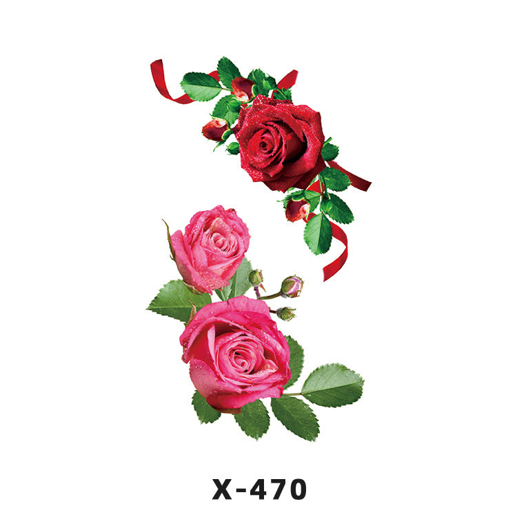 Free shipping Tattoo Tattoo Sticker Paper Waterproof Love Heart Man and Woman Cartoon Personality Couple Long Lasting Flower English Letters Fresh Tattoo Sticker