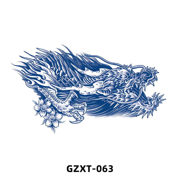 Free shipping Tattoo 2023 New Factory Wholesale Juice Chest Paste Tattoo Sticker Herbal Semi-Permanent Back Tattoo Wings Tattoo Sticker