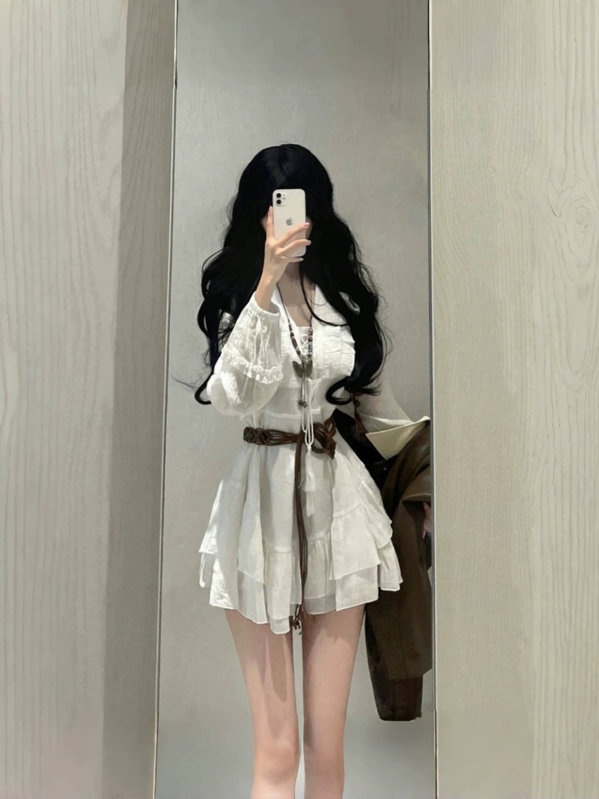 Fashion women's wear Spring and Summer 2024 New Yunnan Xinjiang Grassland Tourism Photography Solid Color Dress Female Slimming Beach Skirt Fairy