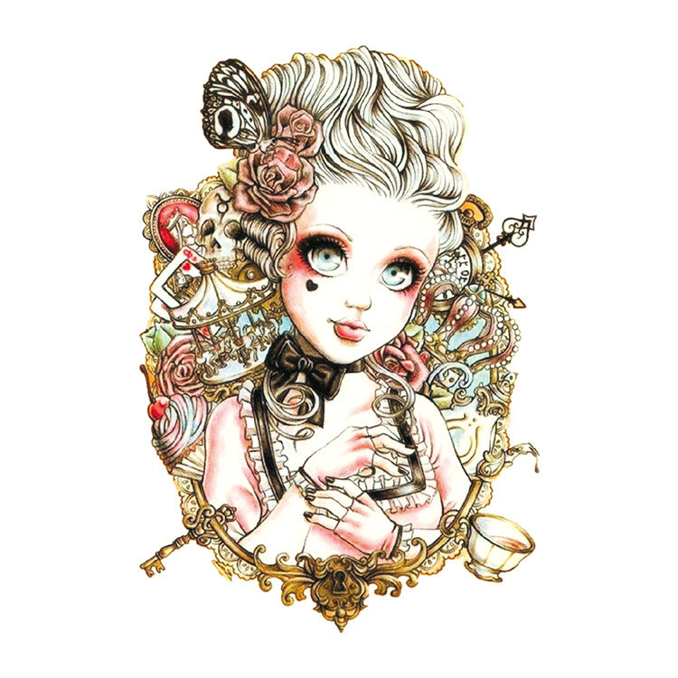 Free shipping Tattoo Cross-Border Factory in Stock Wholesale Artistic Tattoo Sticker Waterproof Fashion Flower Arm Stickers Half Sleeve Temporary Tattoo Sticker Men and Women