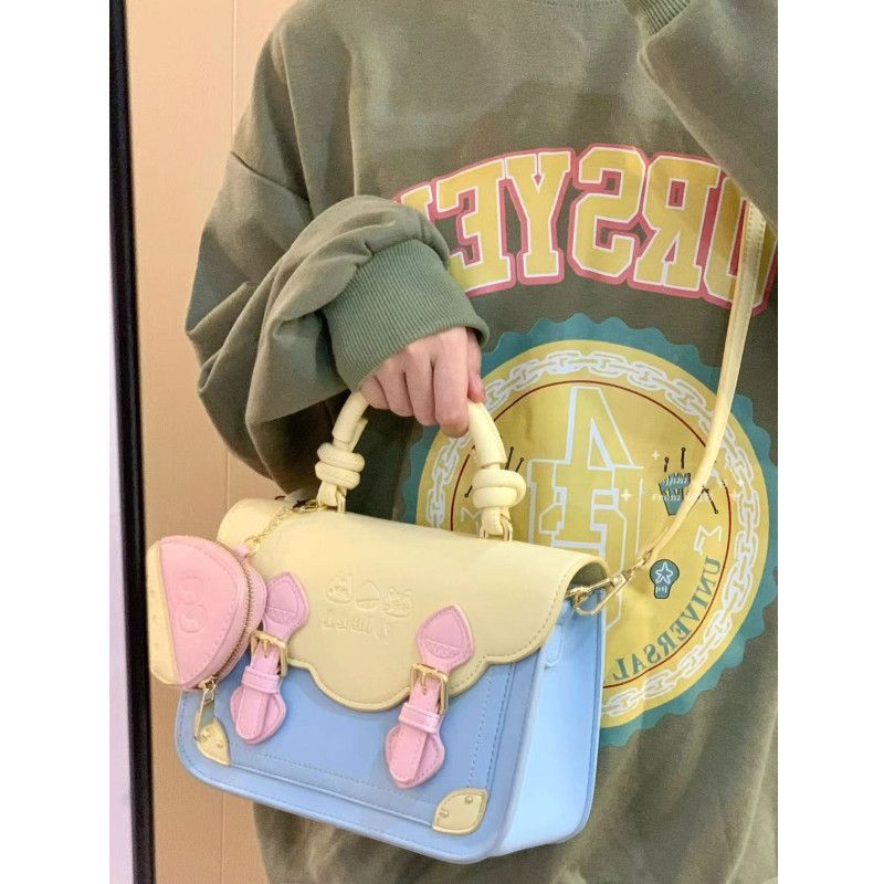Dopamine Bag Free shipping Tattoo Cambridge bag shoulder messenger bag women's 2023 autumn new niche design jk uniform bag dopamine messenger bag