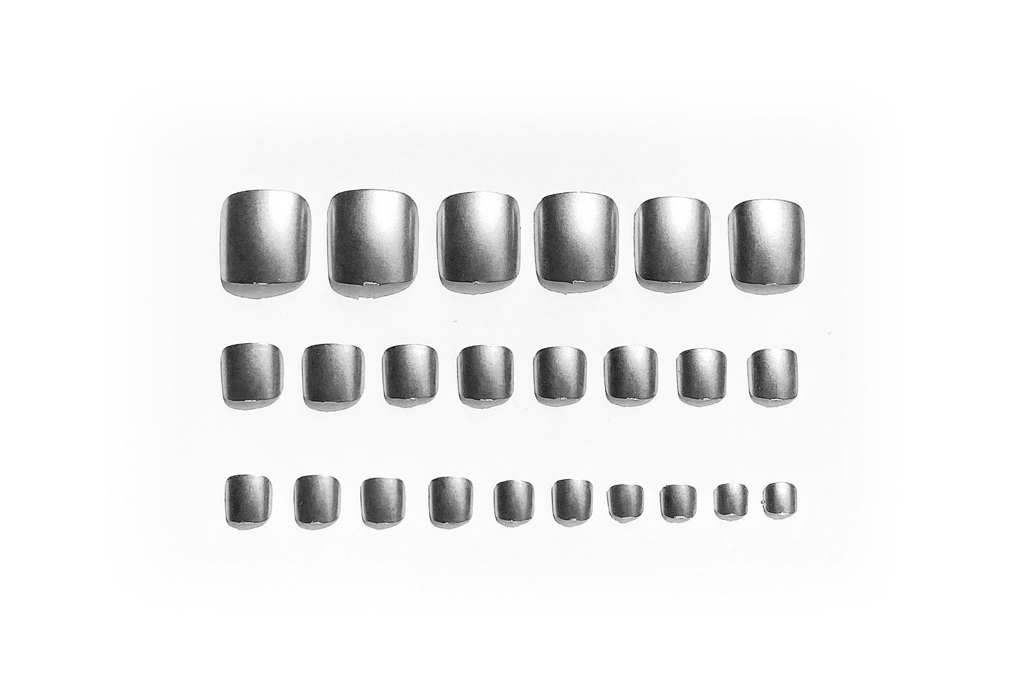 Fashion  nail European and American Nail Patch Metal Light Fake Nail Tip Wear Nail Stickers Finished Product Nail Tip Stickers 24 Pieces Factory Direct Sales N8
