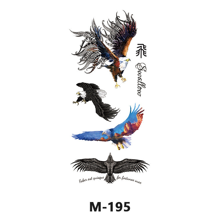 Free shipping Tattoo Wholesale New Tattoo Sticker Long Lasting Waterproof Stickers English Alphabet Letters Flowering and Fruiting Color Arm Half Sleeve Simulation Tattoo Sticker