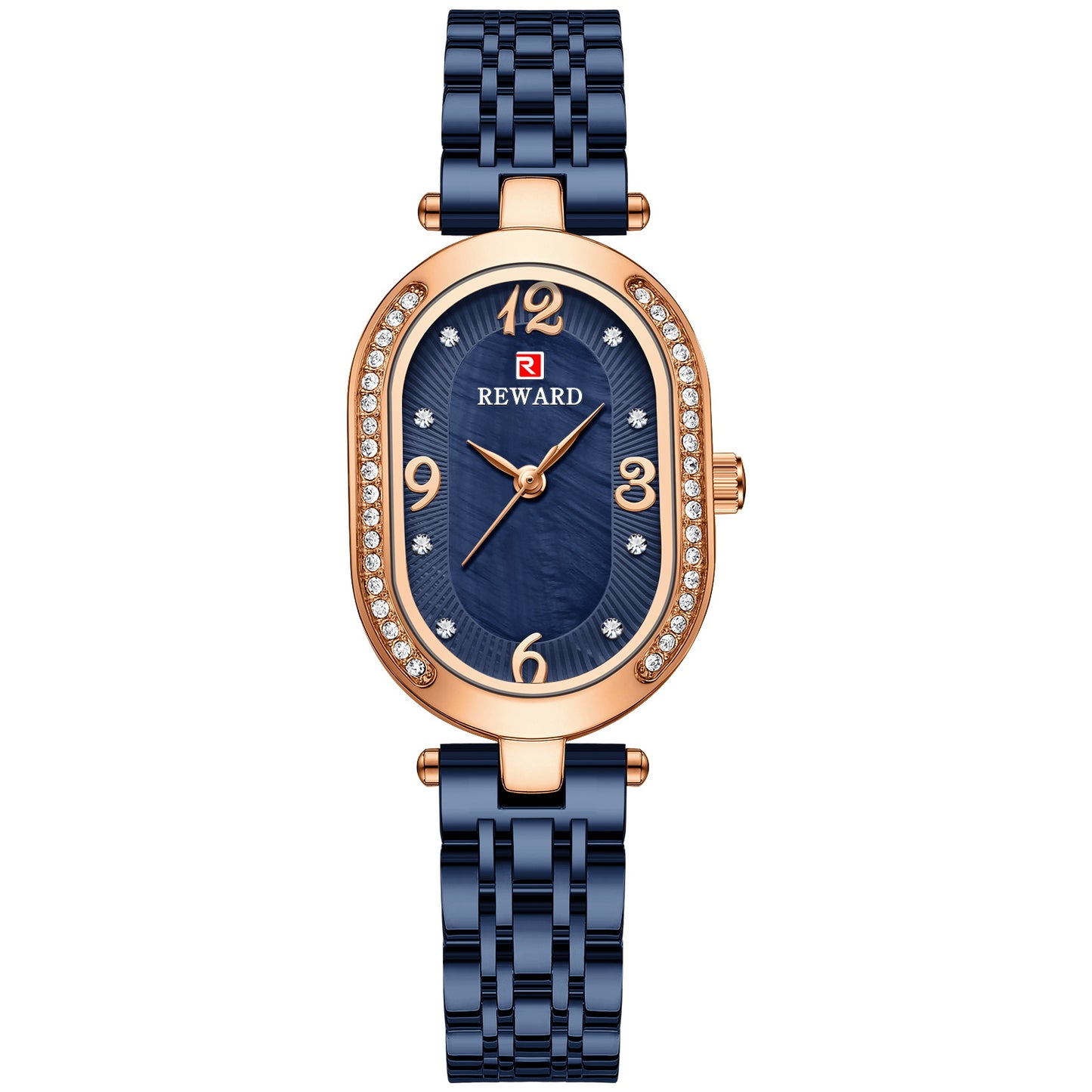 Fashion women's watchReward Elegant Lady Watch Diamond-Embedded Women's Quartz Watch Class II E-Commerce Network Red Women's Watch Direct Delivery