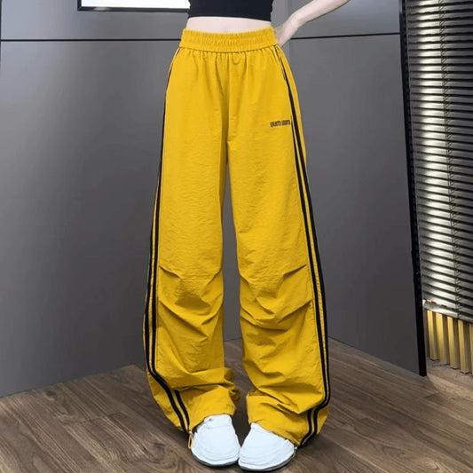 Free shipping new dopamine candy girl feeling full slim and thin quick-drying casual pants