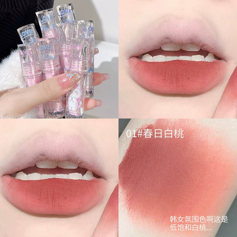 kakashow萌萌甜心口红唇釉丝绒哑光雾面纯欲少女平价秋冬低饱和口红