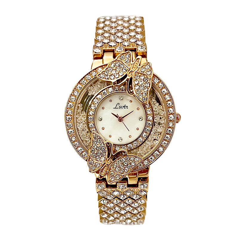 Fashion women's watchLsvtr Tik Tok Live Stream Cross-Border Hot Watch Starry with Diamonds Affordable Luxury Fashion Niche Women's Watch