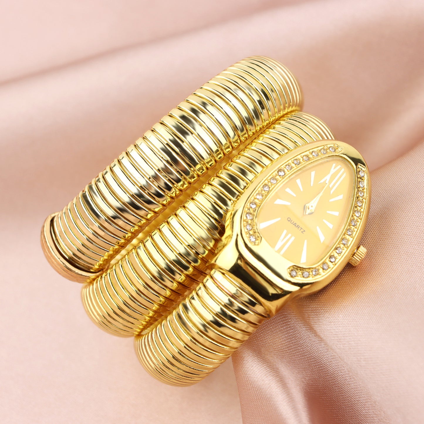 Fashion women's watchBifanxi Cross-Border Snake Watch Women's Fashion Bangle Watch Creative Quartz Watch Personality Bangle Watch Wholesale