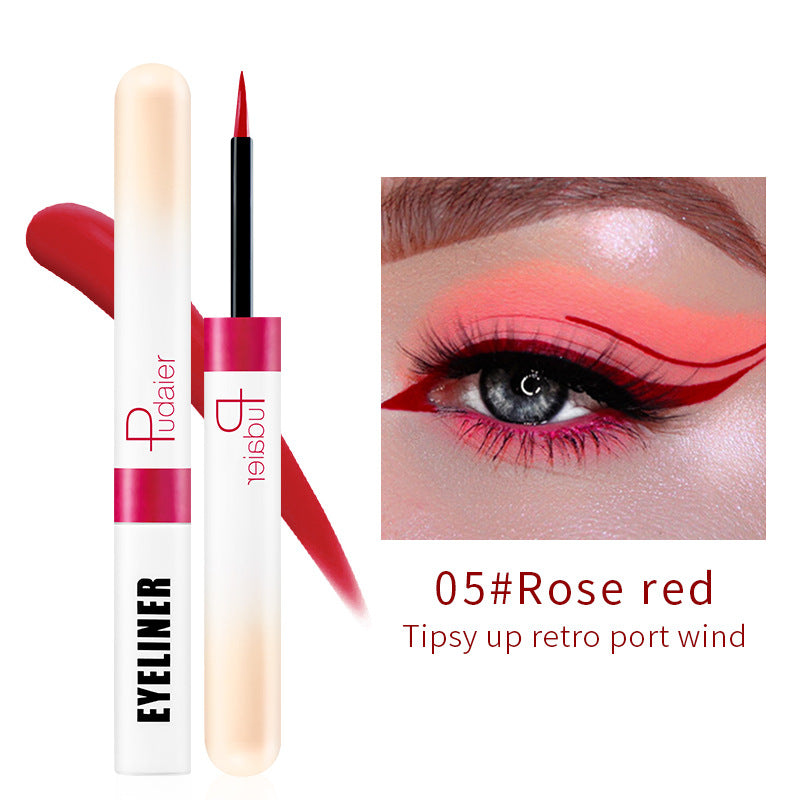 Color Liquid Eyeliner Amazon Makeup Waterproof Quick Dry Ultra Thin 12 color Eyeliner