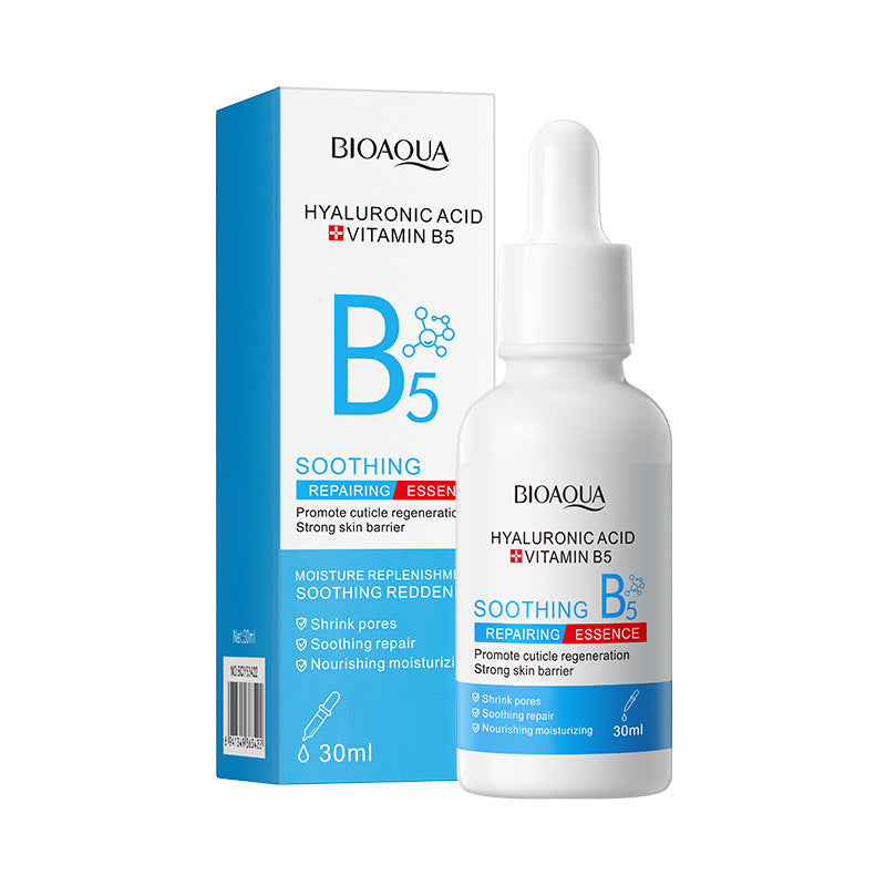 BIOAOUA维生素B5玻尿酸舒缓修护精华液保湿补水面膜