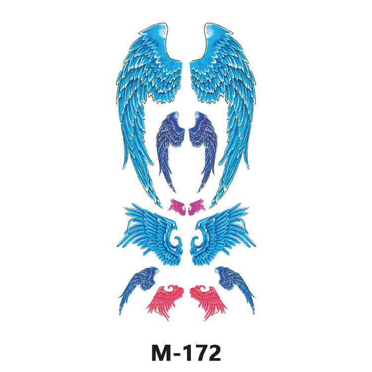 Free shipping Tattoo Wholesale New Tattoo Sticker Long Lasting Waterproof Stickers English Alphabet Letters Flowering and Fruiting Color Arm Half Sleeve Simulation Tattoo Sticker