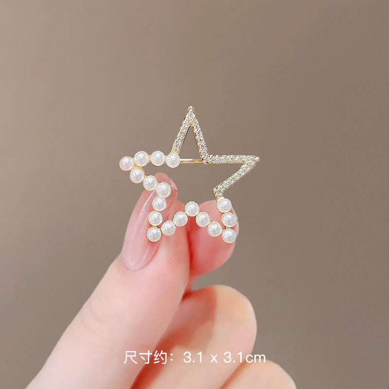 配饰胸针时尚胸花跨境胸针高档女防走光蝴蝶胸针高级感小众新款胸花