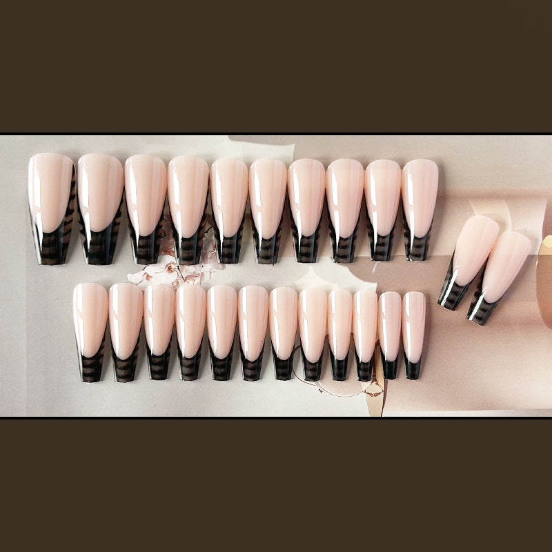 欧美蛇纹穿戴甲法式nails 跨境美甲片外贸假指甲棺材甲型美甲贴片