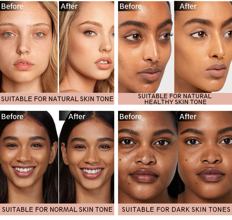Strong Concealer for Acne Marks and Dark Circles Permanent Non-Sticking Powder Concealer Tray 15 color Concealer Foundation