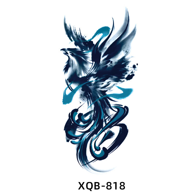 Free shipping Tattoo New Flower Arm Tattoo Sticker Waterproof Men's and Women's Small Arm Tattoo Tattoo Black and White Animal Tattoo Sticker Paper Factory Wholesale