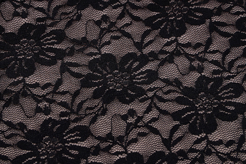 Fashion women's wear Sexy Black Lace Tube Top Dress 2024 Spring and Summer New Hot Girl Slim Slimming Sheath Slit Midi Skirt