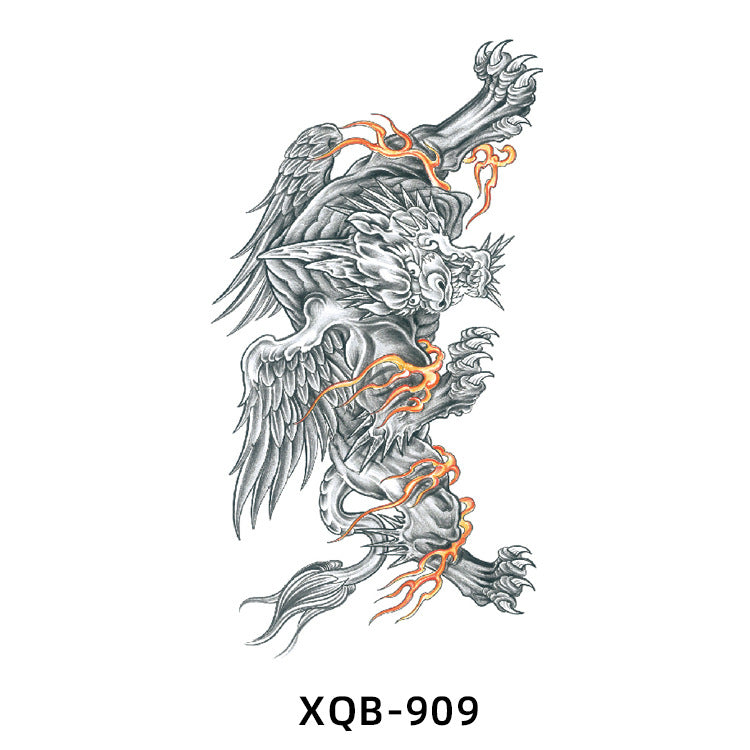 Free shipping Tattoo Small Full Arm Tattoo Sticker Waterproof Sweatproof Half Sleeve Men's and Women's European and American Color Black and White Flower Tattoo Water Transfer Stickers Wholesale