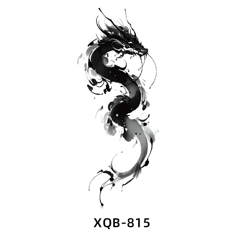 Free shipping Tattoo New Flower Arm Tattoo Sticker Waterproof Men's and Women's Small Arm Tattoo Tattoo Black and White Animal Tattoo Sticker Paper Factory Wholesale