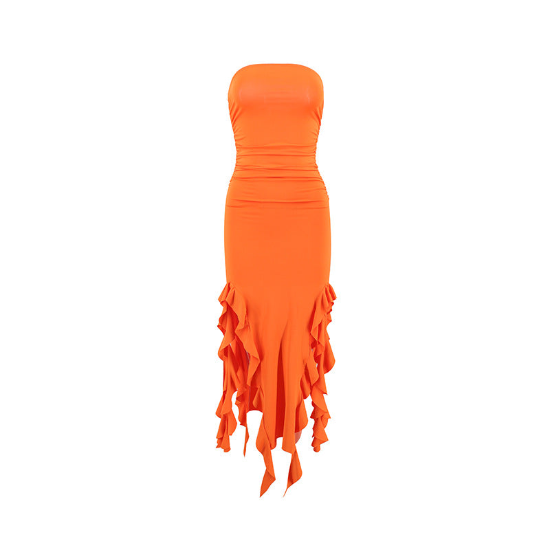 Free shipping  shoulder jellyfish lace dress sexy babes ur women's clothing