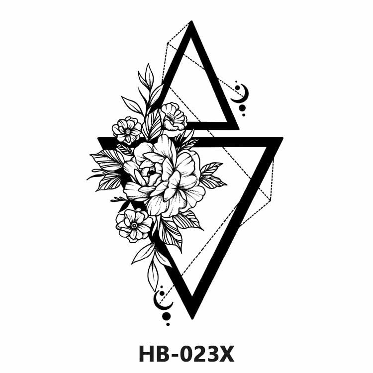 Free shipping Tattoo Cross-Border Factory in Stock Wholesale Artistic Tattoo Sticker Waterproof Fashion Flower Arm Stickers Half Sleeve Temporary Tattoo Sticker Men and Women