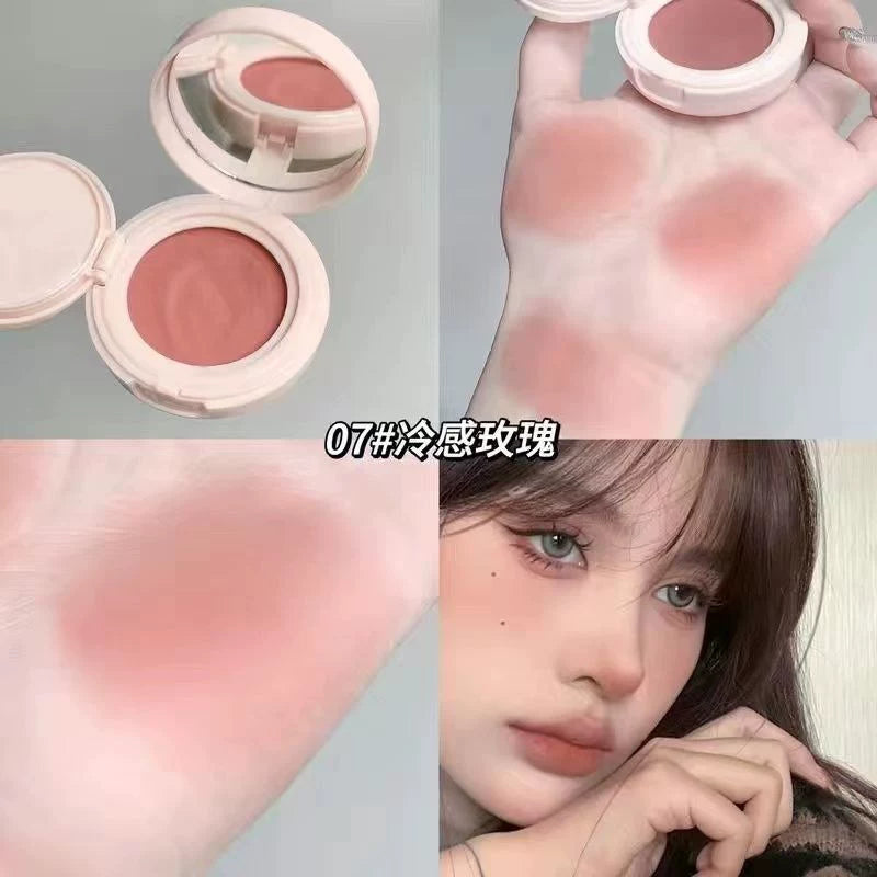 气垫腮红膏提亮肤色保湿持久自然少女感裸妆提亮肤色土豆泥胭脂女