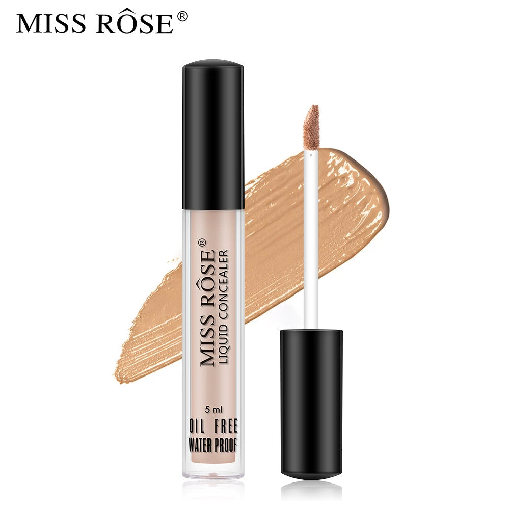 MISS ROSE遮瑕膏迷你粉底液修复滋养试管粉底液5ML