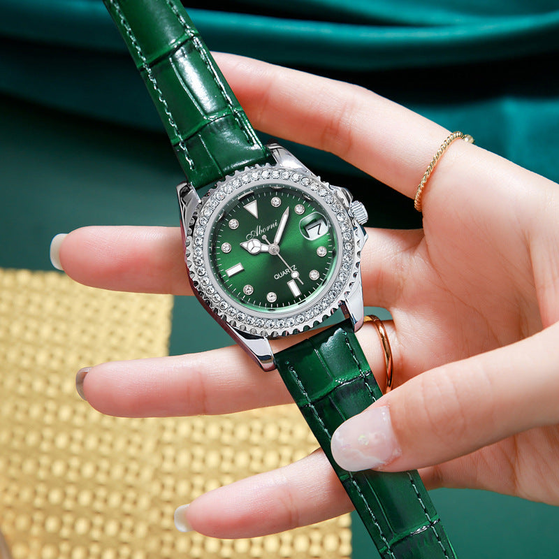 Fashion women's watchForeign Trade New Quartz Watch Women's Exquisite Watch Girls Niche Belt Fashion Waterproof Luminous Women's Watch