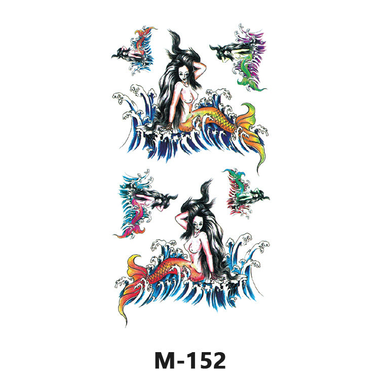 Free shipping Tattoo Sticker Tattoo Tattoo Sticker Simulation English Tattoo Sticker Paper Flower Colorized Butterfly Water Transfer Sticker Sweatproof and Waterproof Wholesale