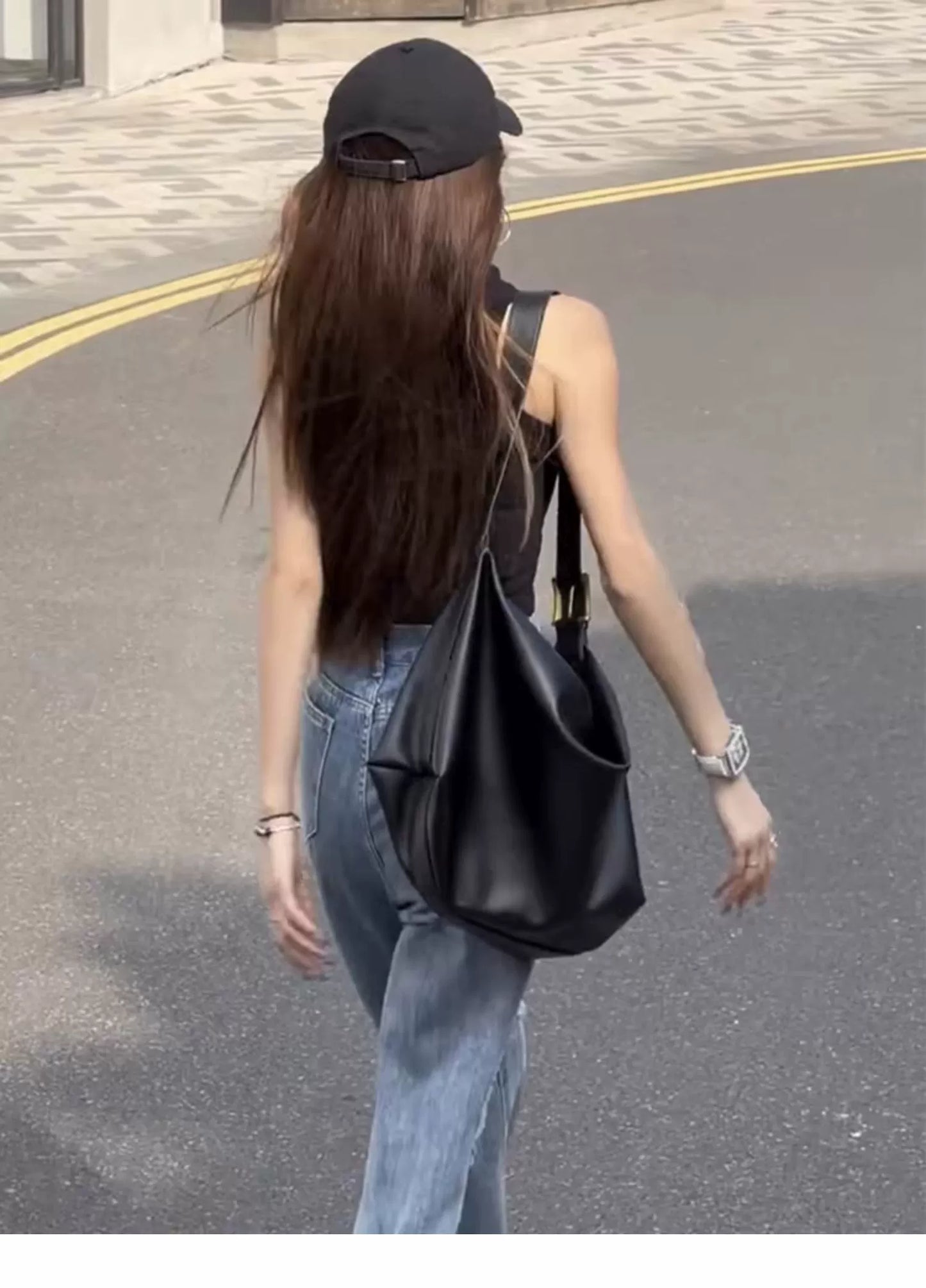 Free Fast shipping !! Street Fashion Cool girl Large Capacity Premium Niche Tote Bag  Versatile Dopamine Bag