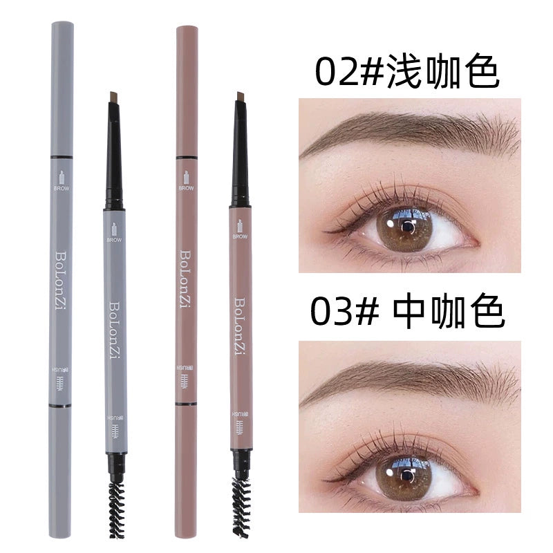 双头极细防水眉笔根根分明女持久防水防汗不脱色女初学者非常自然