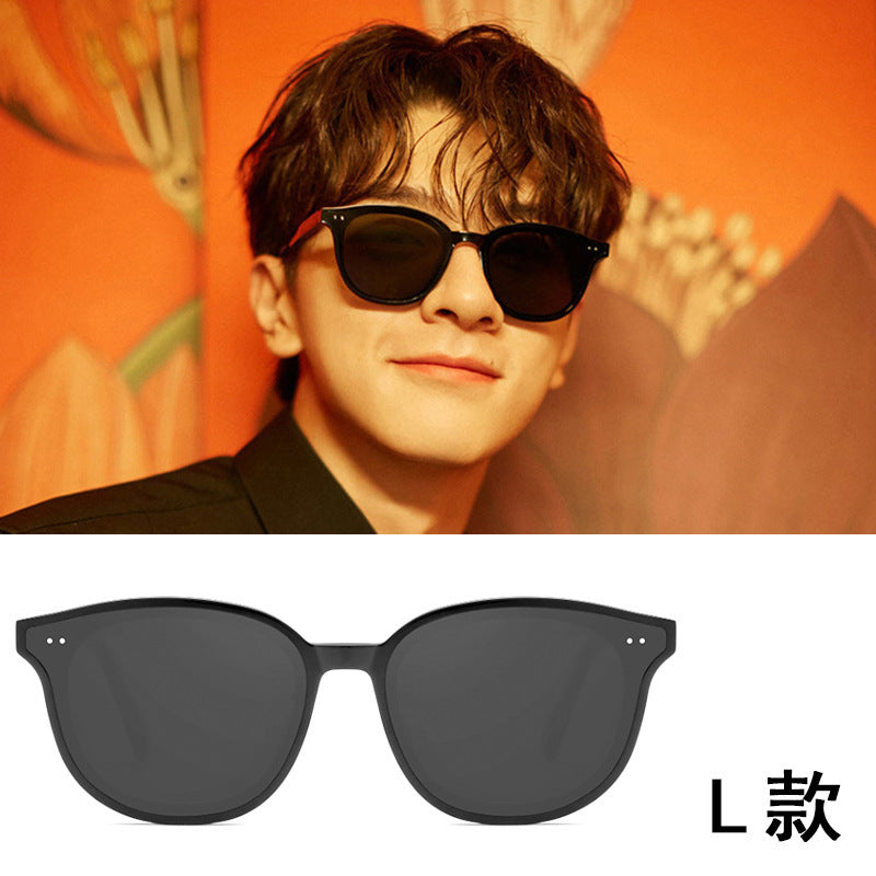 Women's fashion glasses gm墨镜女新款时尚男GM潮流百搭ins风防紫外线偏光太阳眼镜批发