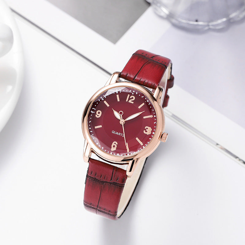 Fashion women's watchCross-Border Fashion Simple Popular Crocodile Belt Quartz Watch