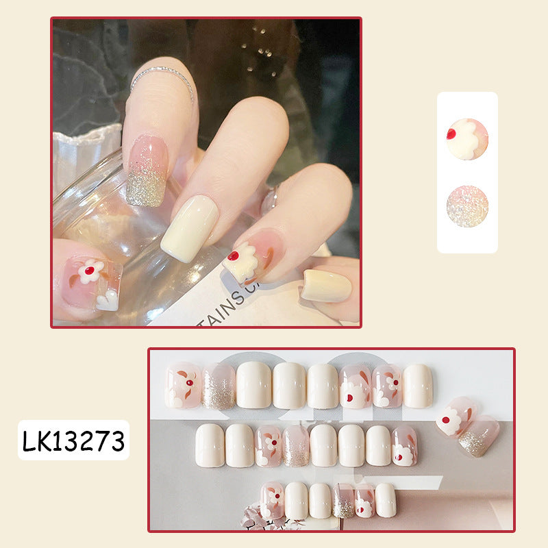 腮红晕染穿戴甲渐变美甲片指甲贴片美甲贴片假指甲片穿戴美甲成品