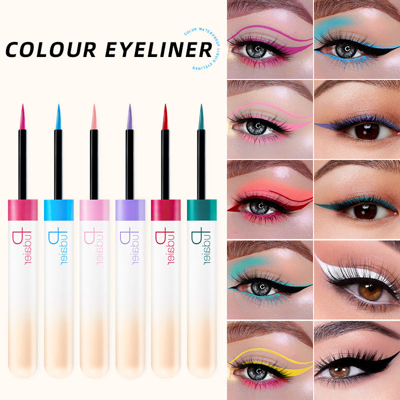 Color Liquid Eyeliner Amazon Makeup Waterproof Quick Dry Ultra Thin 12 color Eyeliner