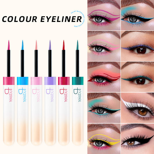 Color Liquid Eyeliner Amazon Makeup Waterproof Quick Dry Ultra Thin 12 color Eyeliner