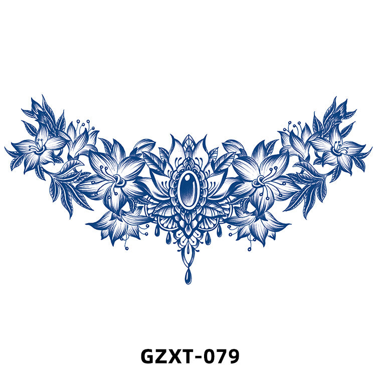 Free shipping Tattoo 2023 New Factory Wholesale Juice Chest Paste Tattoo Sticker Herbal Semi-Permanent Back Tattoo Wings Tattoo Sticker