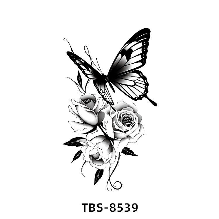 Free shipping Tattoo Small Full Arm Waterproof Tattoo Sticker Half Sleeve Arm Lion Animal Long-Lasting Cross-Border European and American Tattoo Sticker Paper Tattoo