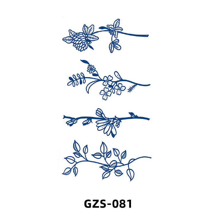 Free shipping Tattoo New Small Picture Tattoo Sticker Herbal Juice Tattoo Ins Fresh Semi-Permanent Tattoo Sticker Waterproof Sweat-Proof Stickers