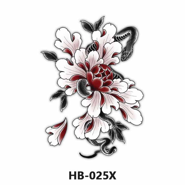 Free shipping Tattoo Cross-Border Factory in Stock Wholesale Artistic Tattoo Sticker Waterproof Fashion Flower Arm Stickers Half Sleeve Temporary Tattoo Sticker Men and Women
